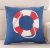 Lovely Navy Style Soft Cotton Hold Pillow Throw Pillow ,Cartoon Life Buoy