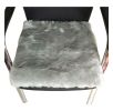 Winter Plush Chair Mat Office Thicker Non-slip Warm Sofa Cushion-Gray