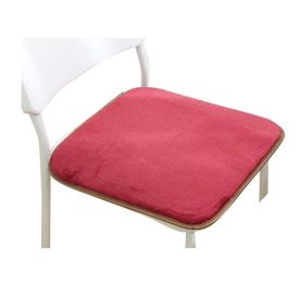 Winter Plush Square Warm Sofa Cushion Office/Student Non-slip Mat-W