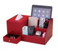 Creative Desktop Tissue Box/ Multifunctional Storage Box, Red