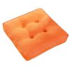 Square Thicken Cushion Tatami Floor Cushion Office Home Pillow 40X40CM-Orange