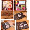 16 Inch Photo Scrapbooking Wooden Photo Album Birthday Gift Photo Collection-A3