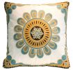 Furniture Accessories Embroidered Cushions Plant Flowers Decorative Pillows-10