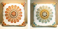 Furniture Accessories Embroidered Cushions Plant Flowers Decorative Pillows-13