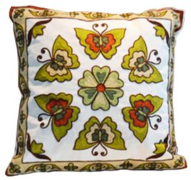 Furniture Accessories Embroidered Cushions Plant Flowers Decorative Pillows-15