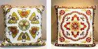 Furniture Accessories Embroidered Cushions Plant Flowers Decorative Pillows-16
