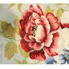 Chinese Style Classical Flowers Embroidered Decorative Pillows Sofa Pillow Cover, #09