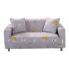 Double Sofa Cover Modern Elastic Sofa Couch Throws Slipcovers Non-slip Dustproof Sofa Cover-Light Gray