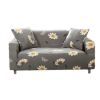 Double Sofa Cover Modern Elastic Sofa Couch Throws Slipcovers Non-slip Dustproof Sofa Cover-Gray
