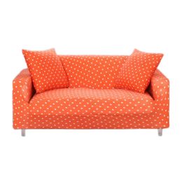 Double Sofa Cover Modern Elastic Sofa Couch Throws Slipcovers Non-slip Dustproof Sofa Cover-A39