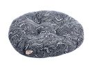 2 Pack Japanese-style Round Tatami Cushions, Waves Patterned Bay Window Cushions