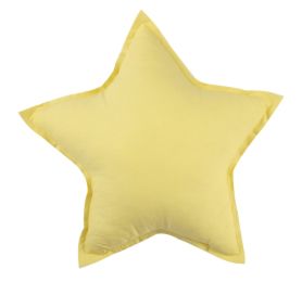 Light Yellow Creative Handmade Star Shape Sofa Cushions Pillows