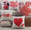 Valentine's Day Lovers Pillow Throw Cushion Cover Sofa Home Car Party Decor HQ01
