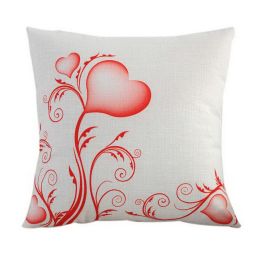 Valentine's Day Couples Gifts Throw Pillow Sofa Home Car Decor Heart Flower HQ08