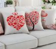 Happy Valentine's Day Gifts For Lovers Sofa Home Car Use Heart Tree Pattern HQ18