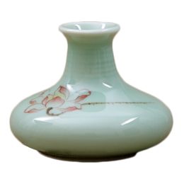 Green Porcelain Vase Ideal for DIY Projects