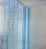 Waterproof 3D Effect Light Blue Bathroom Shower Curtain (200*180cm)