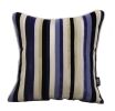 The High-End Modern Fringe Cut Velvet Sofa Cushion and Pillow--Blue
