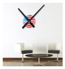 Creative Design DIY American Flag Wall Clock