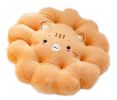 Cute Plush Seat Cushions Extra Soft Back Chair Pad  for Kitchen Office CarBrown tiger