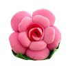 15" Cute Plush Stuffed Toy Flowers Style Sofa Bed Decorative Throw Pillow,Pink