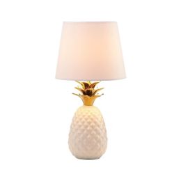 Gold Topped Pineapple Lamp
