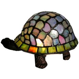 Tiffany-style Turtle Accent Lamp