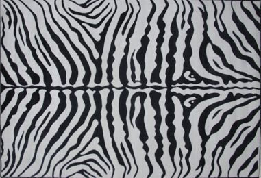 Zebra Skin 5'3"x7'6"