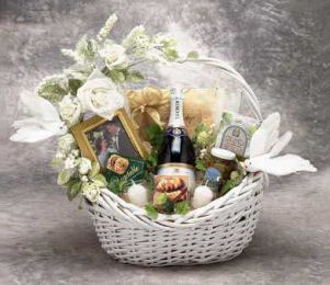 Wedding Wishes Gift Basket (Med)